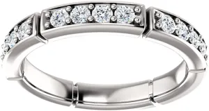 1.70 ct Ladies Round Cut Diamond Eternity Wedding Band Ring in Platinum