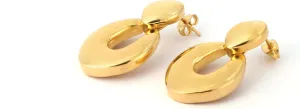 18K Gold Plated Hoop Earrings for Women - Thin Dainty Gold Double Hoop Earring Set - Small Tarnish-Free Gold Hoop Earrings for Women - Stylish Jewelry Gift