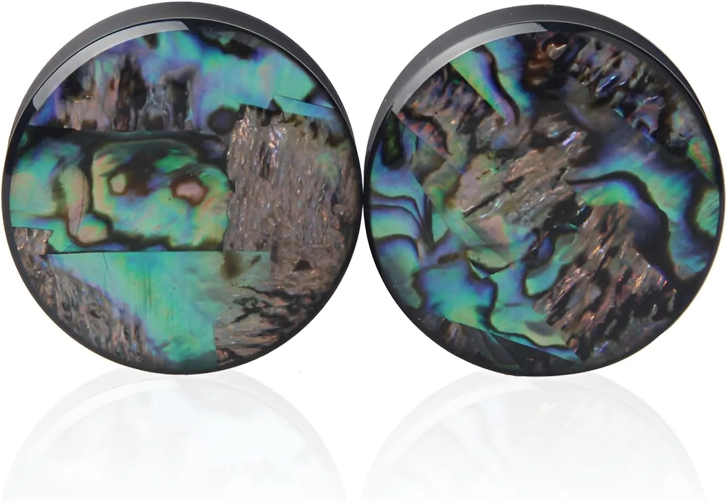 2 PCS 8mm(0G) Double Flared Tunnel Plug Earrings Acrylic Flat Ear Expanders with Internal Threads Sold in Pairs Ear Expanders Stylish Unisex Pierced Ear Expander Earrings