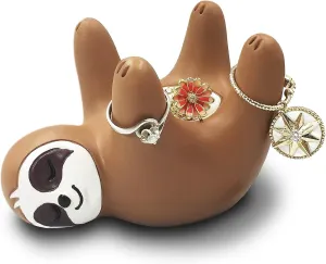 Agantree Art Sloth Ring Holder Sloth Lover Gfits Cute Sloth Birthday Gifts for Teenage Girls Daughter Friends Mom Aunt Grandma Niece