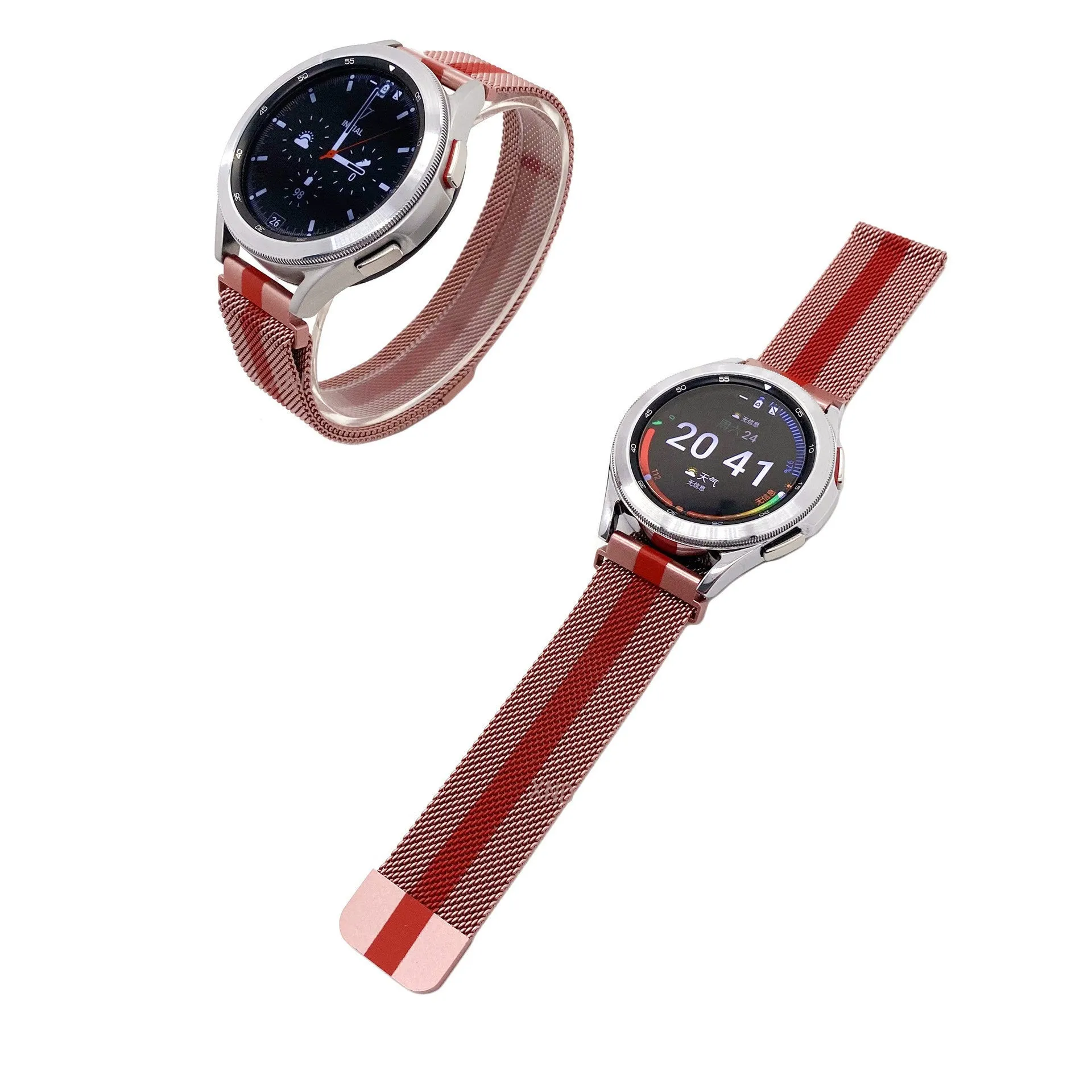 Amazfit GTR 2 Milanese Strap (Red/Pink)