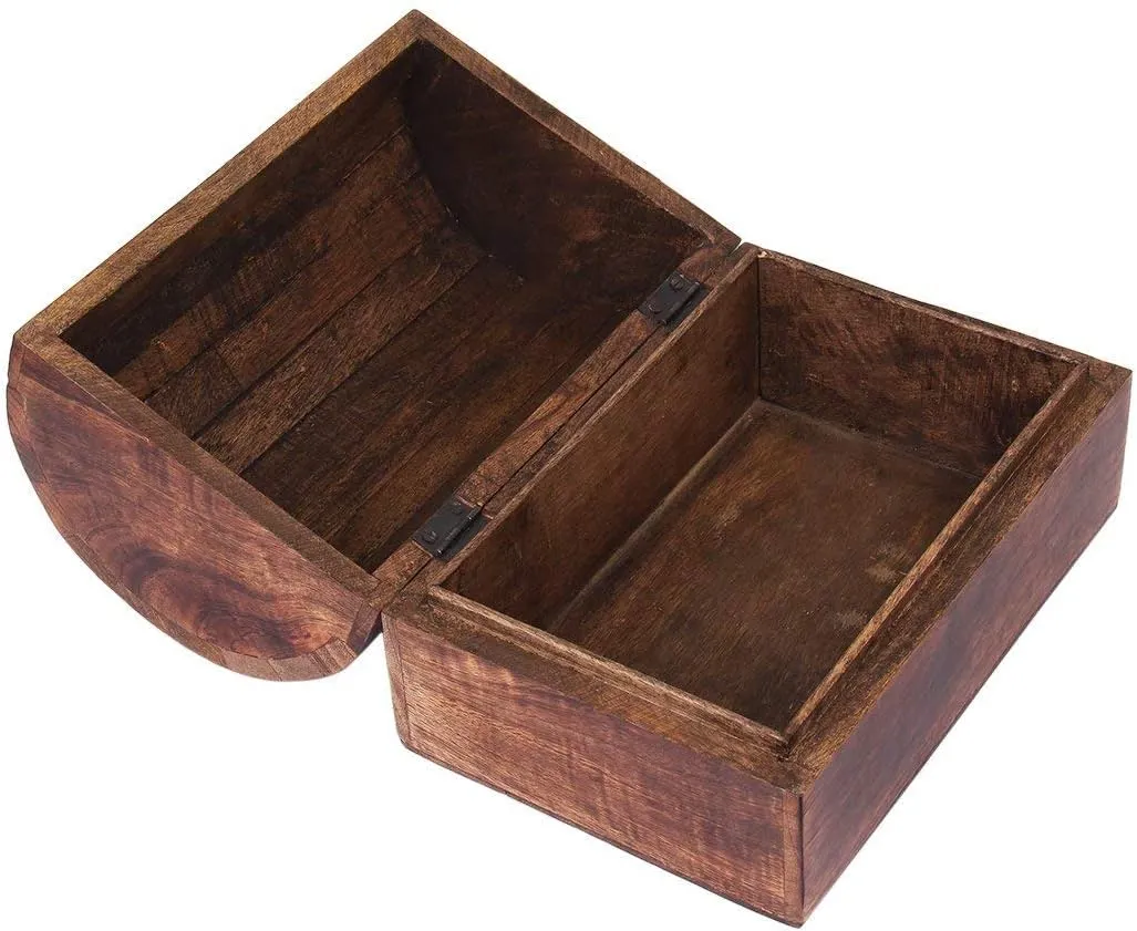 Beautiful Birthday Gift Ideas Handmade Decorative Wooden Jewelry Box With Celtic Carving Jewelry Organizer Keepsake Box Treasure Chest Trinket Holder Watch Box Storage Box 9 x 6 Inches