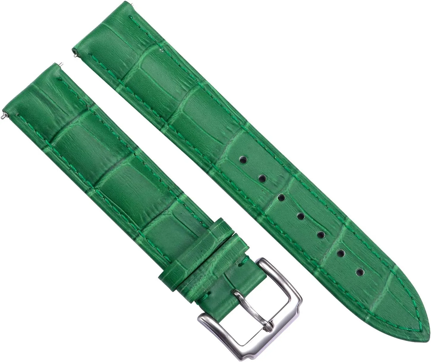 BINLUN Genuine Leather Watch Bands Women Men Quick Release Leather Watch Straps Replacement with 12 Colors Option (10mm, 12mm, 14mm, 15mm, 16mm, 17mm, 18mm, 19mm, 20mm, 21mm, 22mm, 23mm)
