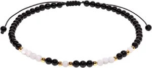 Black Agate Shell Beaded Anklet Love Ankle Bracelets for Women Long Distance Relationship Gifts
