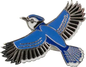 Blue Jay Bird 1.25" Enamel Pin - Great Gift