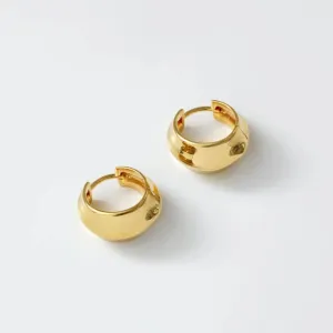 Bodie Hoop Earrings (Gold)