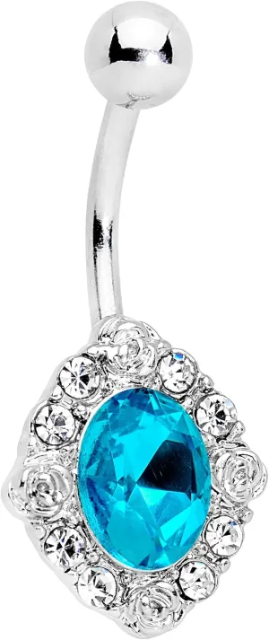 Body Candy Stainless Steel Long Look in The Mirror Belly Ring