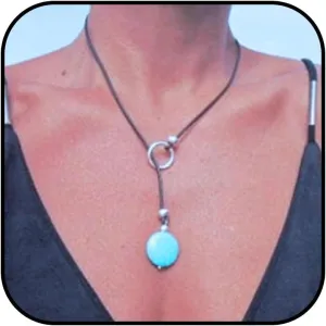 Boho Necklaces for Women Layered Leather Necklace Handmade Western Choker Necklace Boho Jewelry Western Outfit for Women