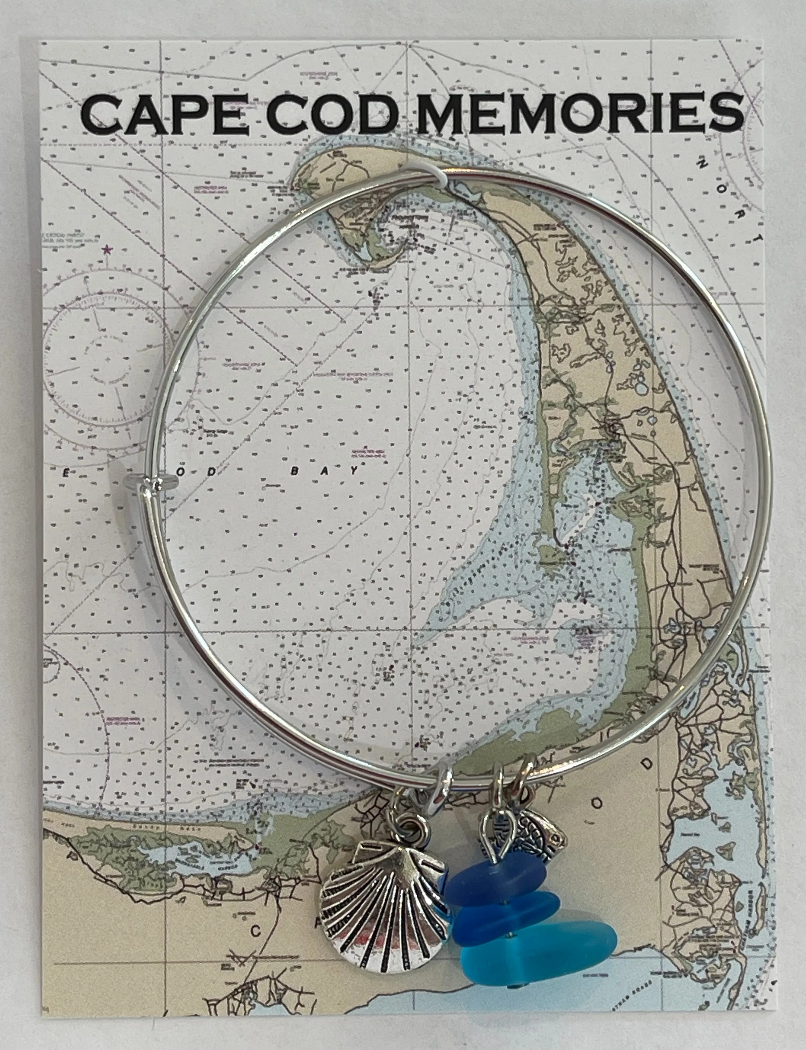 Cape Cod Memories Adjustable Bangle Bracelets
