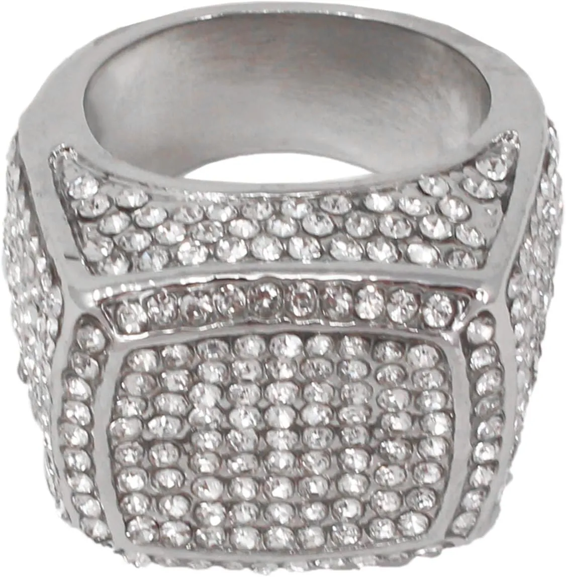 Charles Raymond Bling Bling Hip Hop Iced Out Luxury BIG Oversize Men's Ring - 444