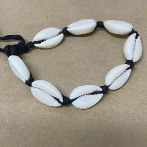 Cowrie Shell Bracelet (1) - Small - Black