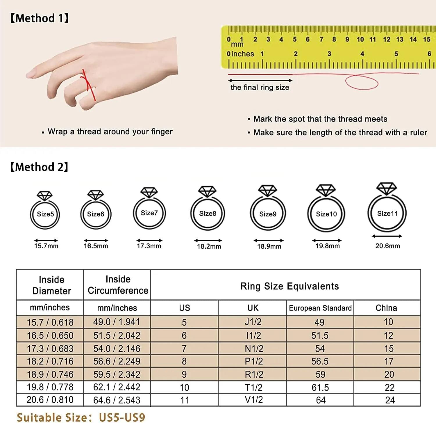 Cross Ring 925 Sterling Silver Cubic Zirconia Cross Statement Rings for Women Anniversary Christmas Day Size 5-10