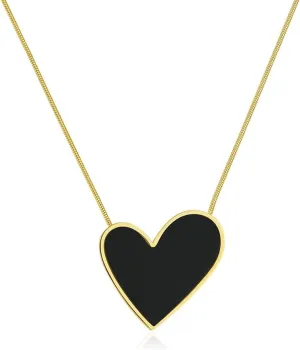Cute Chain Friendship Pendant Necklace for Women - Lovely Heart Couple Love Valentine Jewelry Gifts