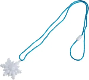 Cute Christmas Tree LED Lights Pendant Necklace for Women Santa Claus Snowflake Snowman Lights Up Glowing in The Dark Necklaces Fashion Xmas Party Decoration Supplies Jewelry Gifts Festive Holiday