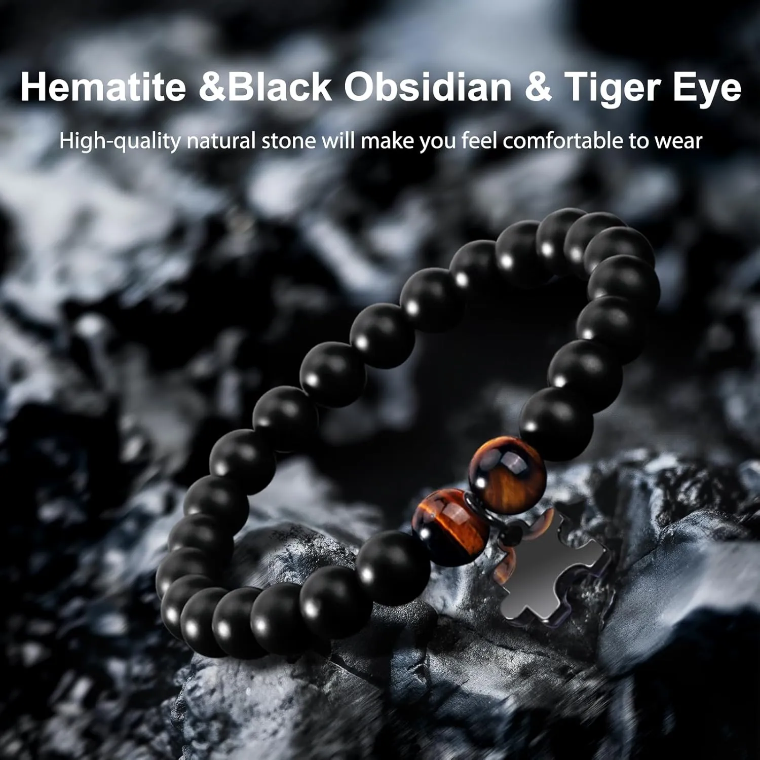Cute Gifts for Women Man, Mom, Dad, Teacher, Sister, Best Friends, Love One Birthday Christmas Presents- Cool Small Thank You Gift Ideas Natural Stone String Bracelets Beads.