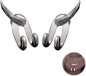 Detachable Claw Design 925 Silver Stud Earrings for Men - Cool and Stylish Minimalist Jewelry