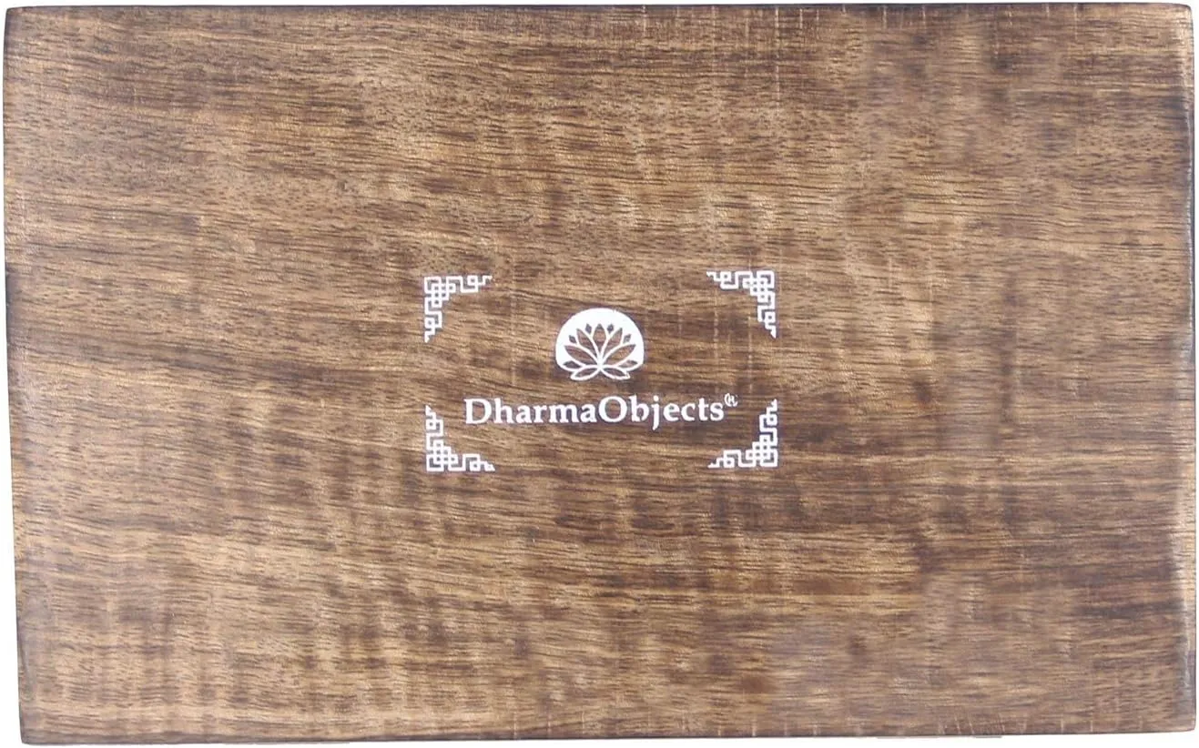 DharmaObjects Hand Carved Jewelry Trinket Keepsake Wooden Storage Box (Celtic Tree Of Life, Large)