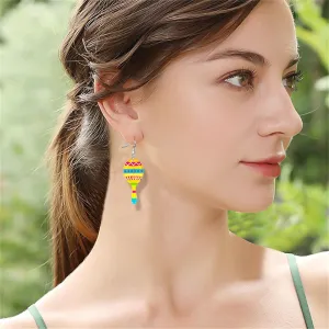 Dreuyet Cinco de Mayo Earrings Mexican Earrings for Women Fiesta Pepper Mexican Earrings