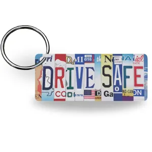 Drive Safe Keychain, Made in USA, new driver gift, Keychain Gifts for Boyfriend Husband Wife girlfriend Dad, new driver gifts