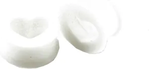 Epinki Ear Gauges, 2PCS Women and Men Ear Tunnels Heart Body Piercing Jewelry Plugs Gauges