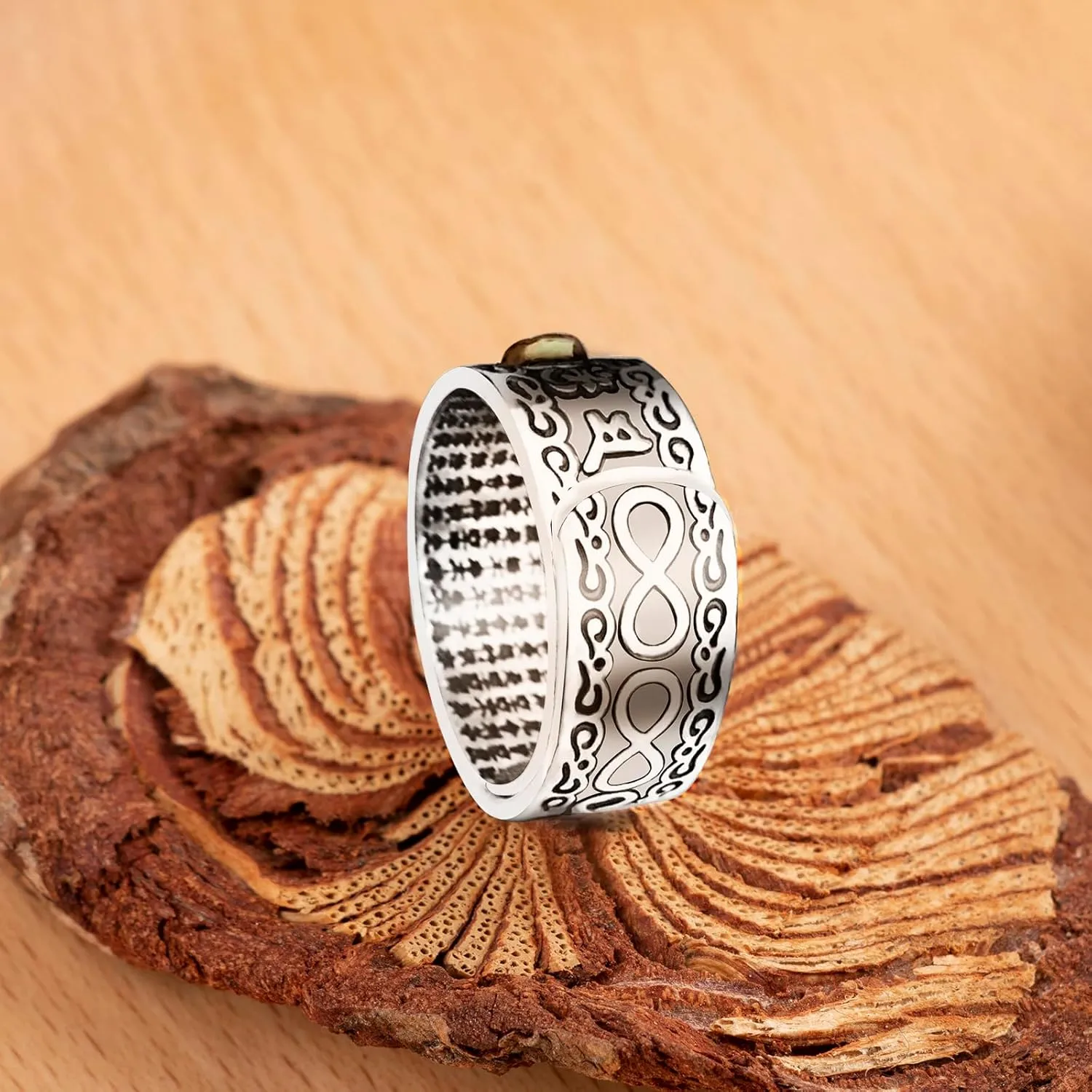 Feng Shui Ring 925 Stamp Stering Silver Pixiu Mantra Ring Original Lucky Fengshui Pi Xiu Wealth Protection Adjustable Rings Gifts for Men Women FD73626647
