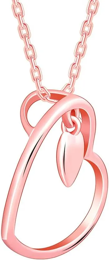 GIVA Love Heart Pendant Necklaces Link Chain for Women 925 Sterling Silver Hypoallergenic Silver, Birthday Anniversary Mothers Day Jewelry Gift for Mom Women Girls (Pearl, Sterling Silver)
