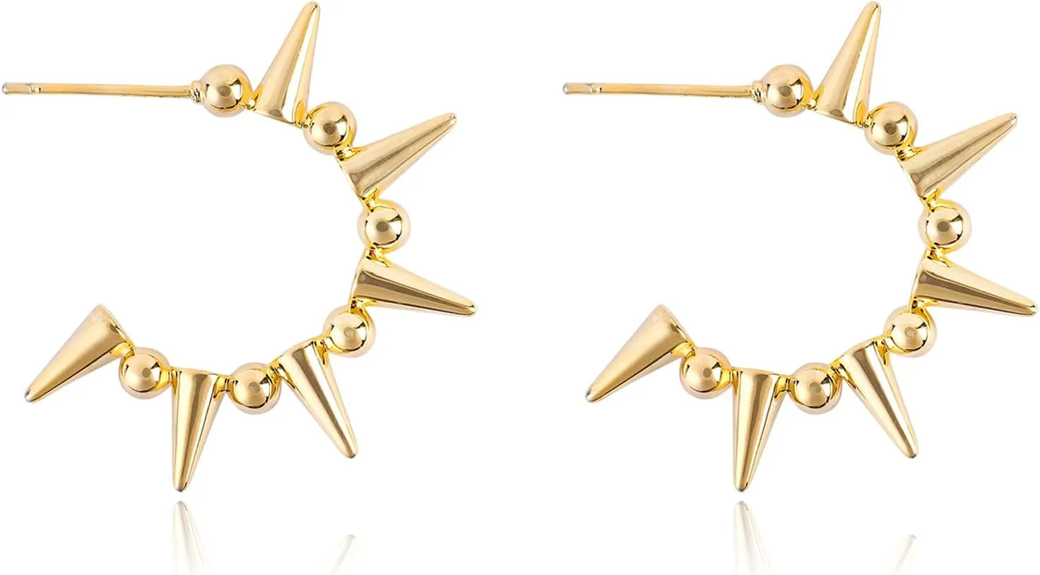 Gold Huggie Hoop Earrings for Women, Gold Plated Sun Moon Star Hoop Dangle Earrings, Huggies Hoop Hypoallergenic Earrings Dainty Jewelry for Wife Anniversary Birthday Wedding Gift for Her