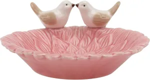 HEALLILY Ceramic Jewelry Plate Bird Ring Tray Porcelain Earrings Nacklace Bracelets Ring Holder Trinket Dish Cosmestics Tray For Women Girls