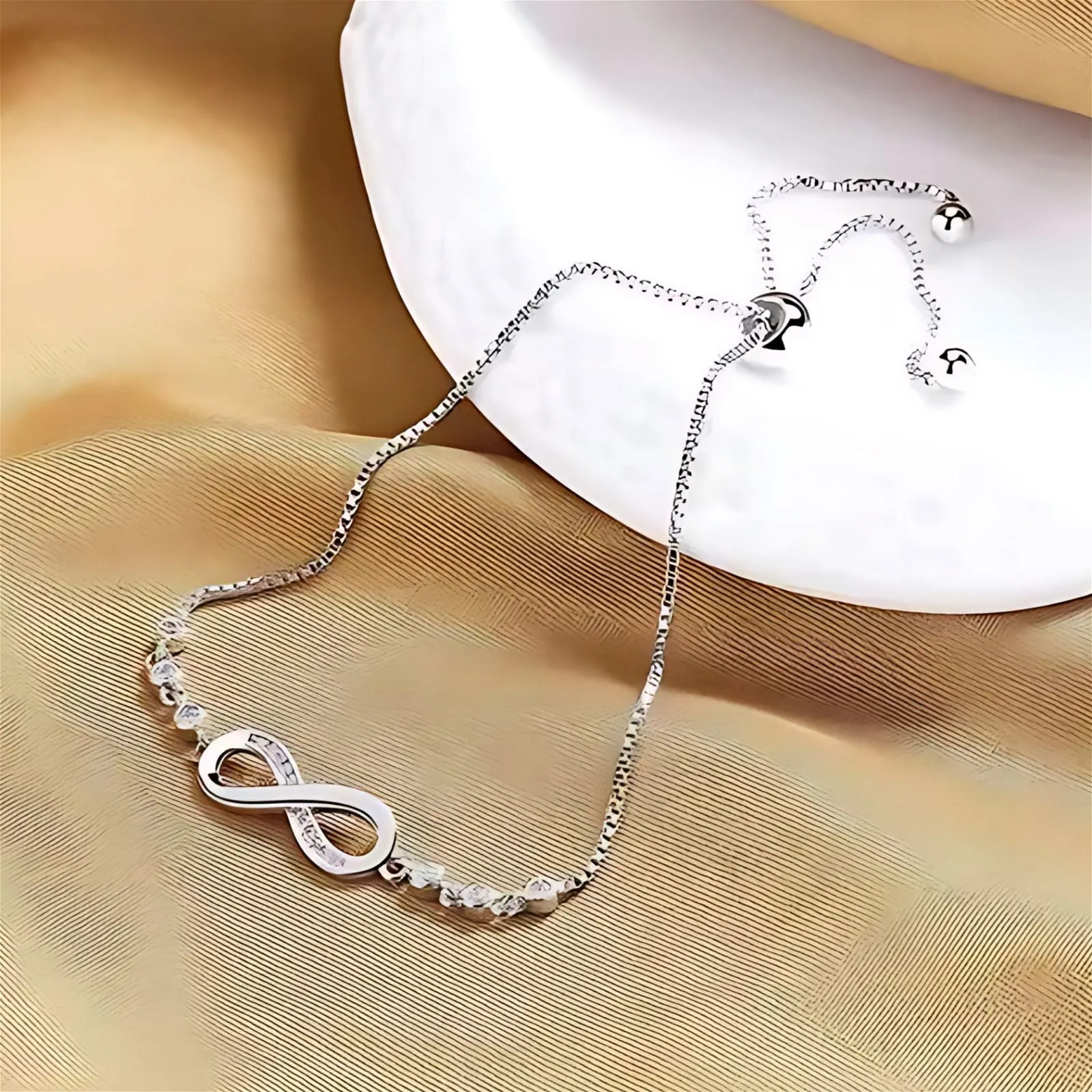Infinity Crystal Adjustable Bracelets
