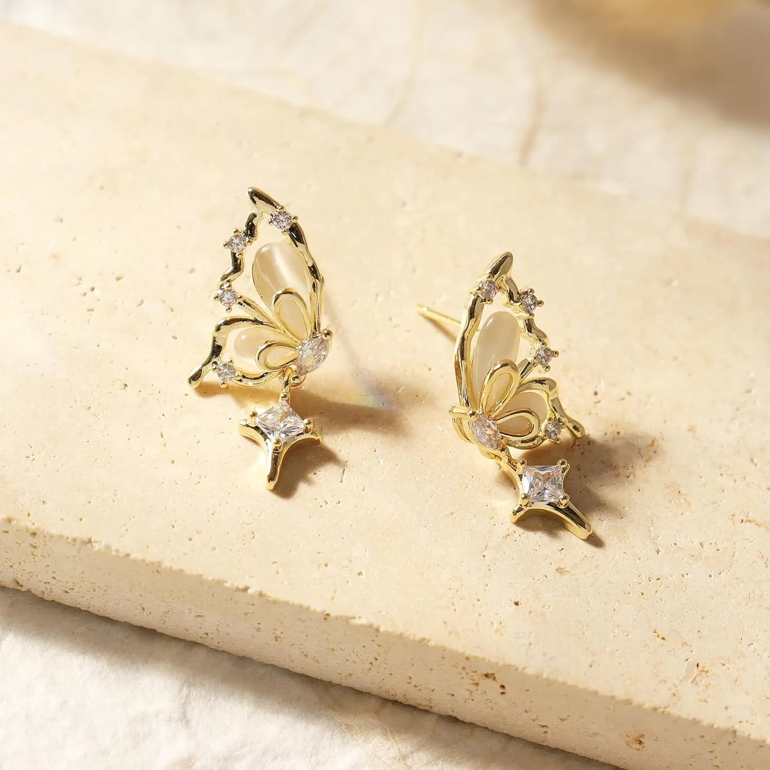 JeanBeau Pearl Flower Leaf Stud Earrings for Women Statement Cluster CZ Pearls Earing Gold Plated Sterling Silver Wedding Prom Birthday Fashion Jewelry Gift