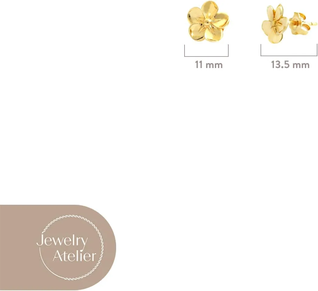Jewelry Atelier Gold Filled Stud & Dangle Earrings Collection - 14K Solid Yellow Gold Filled Stylish Earrings for Women with Different Occasions & Styles