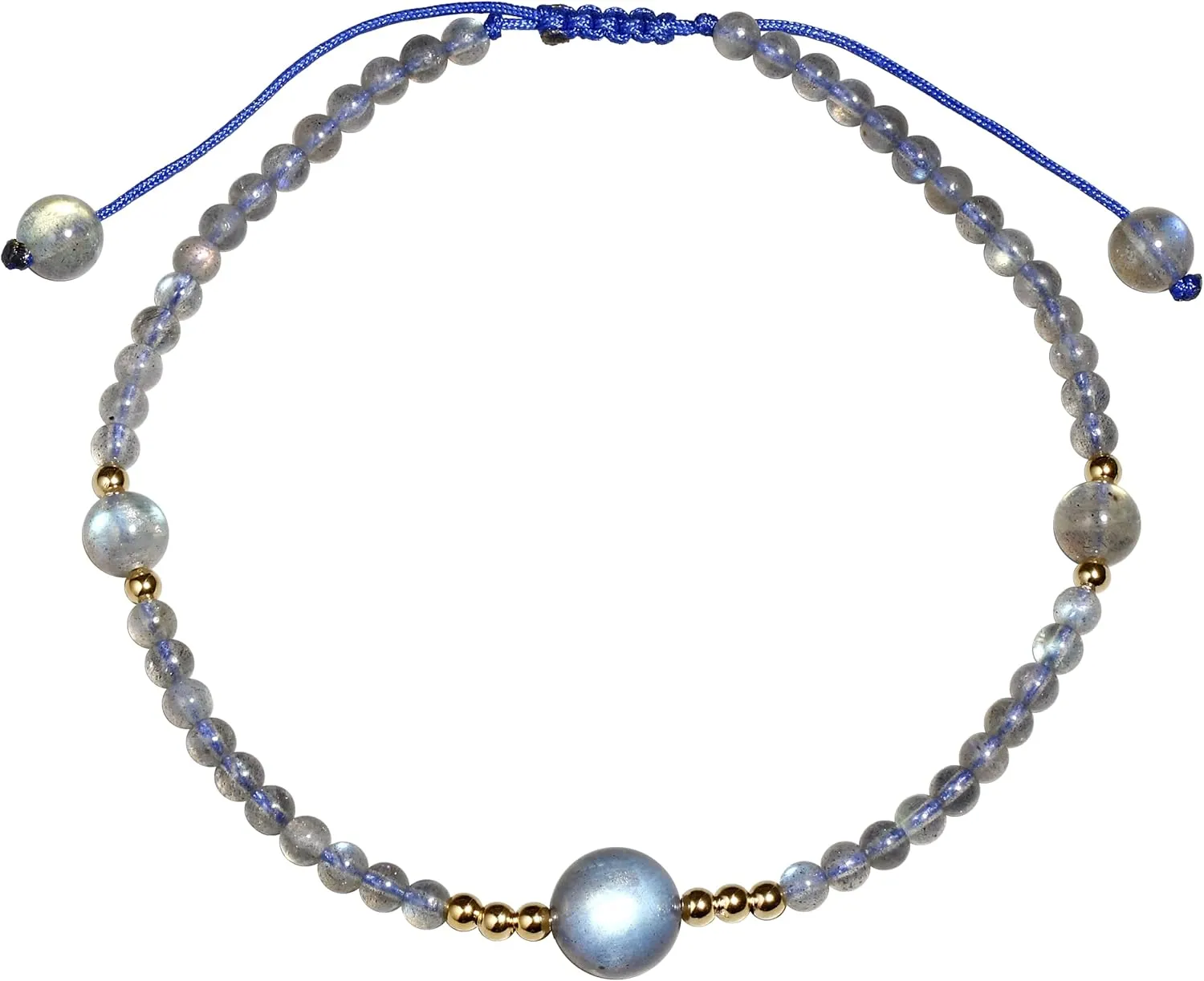 Jewever Tiger Eye/Amethyst/Moonstone Beaded Anklet Bracelet for Women Reiki Stone Energy Healing Crystals and Gemstones Beach Foot Jewelry Adjustable Size (8.5-10 Inches)