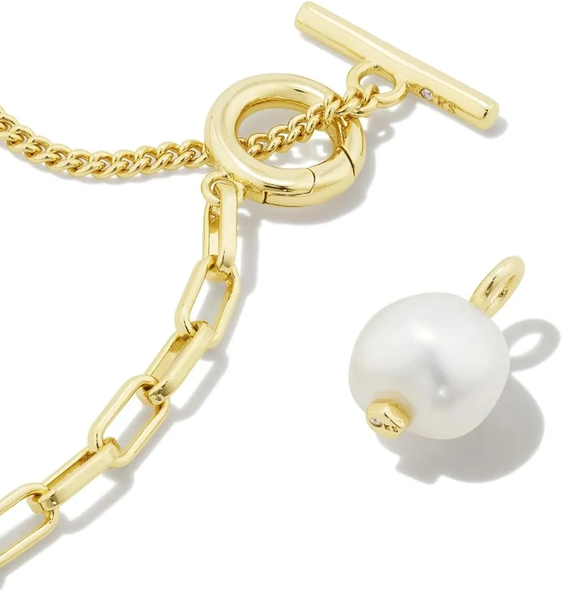 Kendra Scott Leighton Pearl Chain Necklace