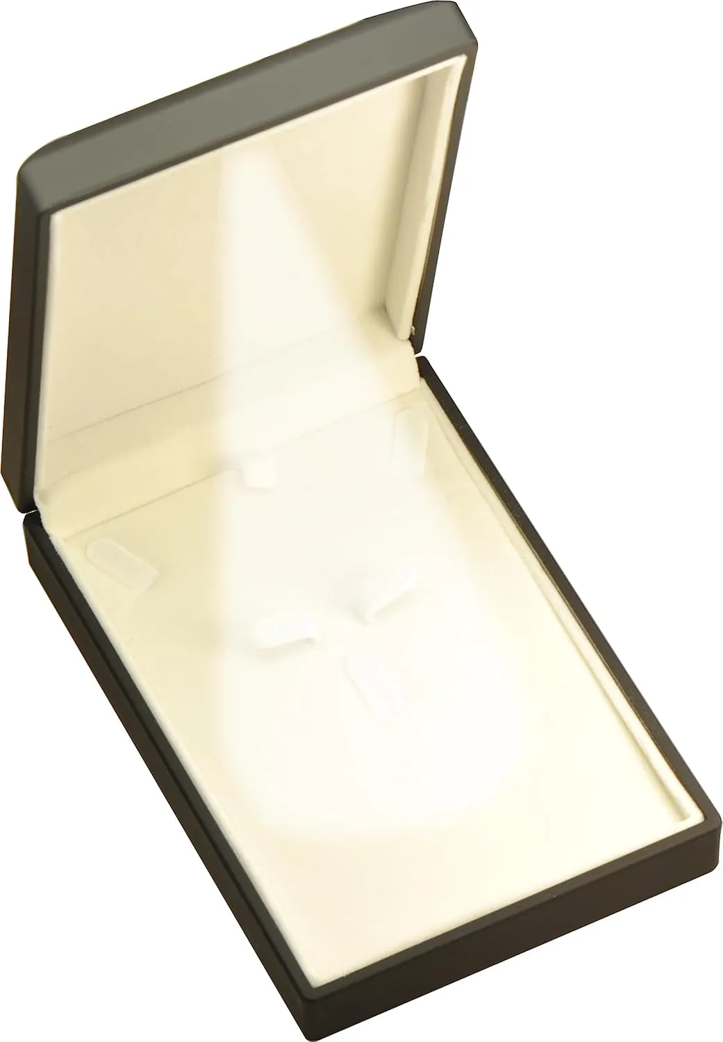 LED Black Necklace Pendant Box for Engagement, WeddingLuxury LED Necklace Earrings Sets Jewelry Gift Holder Box with Light for Men for Women