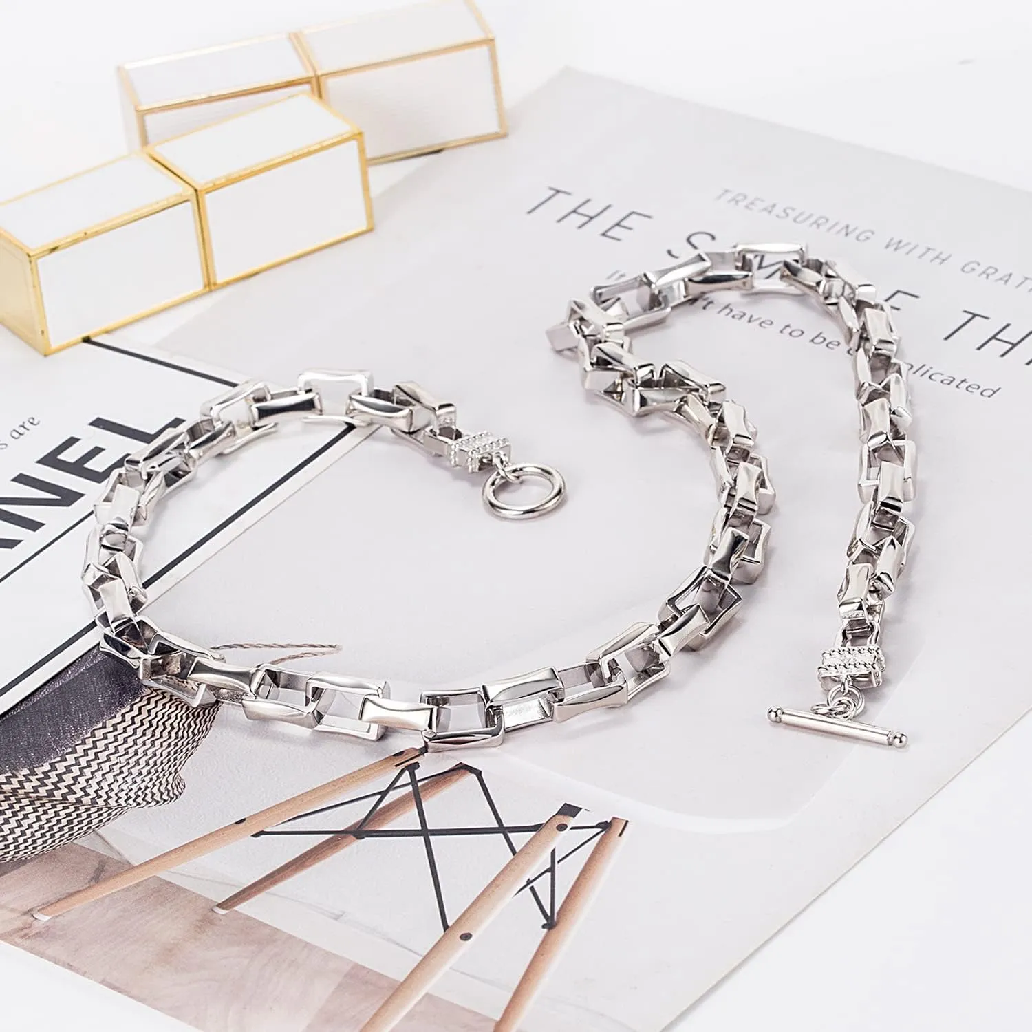 Men Solid 925 Sterling Silver Cable Rolo Link Chain Necklace Women 9MM &10MM-Curb Cuban Chain Thick Big Choker 18" 20" 22" 24" 26 "28" 30" Fine Jewelry Gift