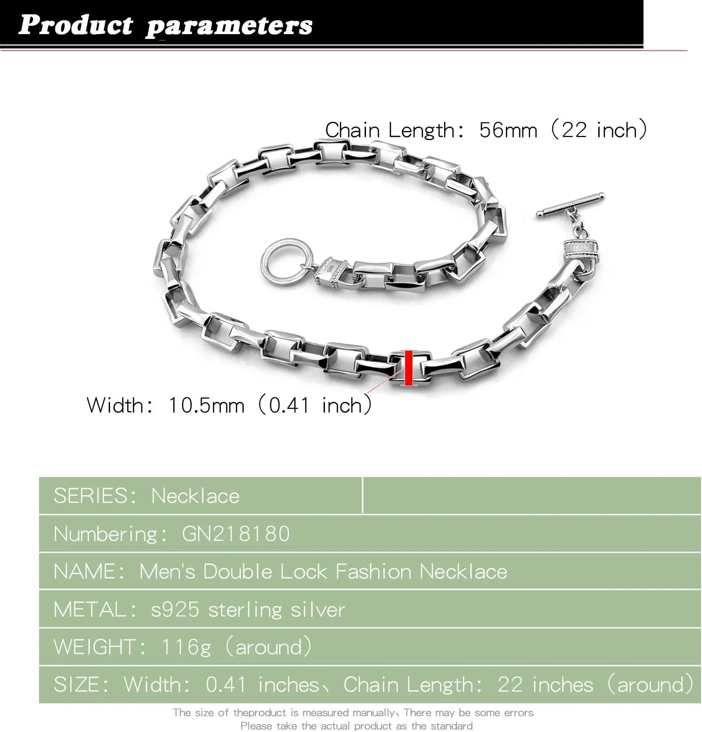 Men Solid 925 Sterling Silver Cable Rolo Link Chain Necklace Women 9MM &10MM-Curb Cuban Chain Thick Big Choker 18" 20" 22" 24" 26 "28" 30" Fine Jewelry Gift