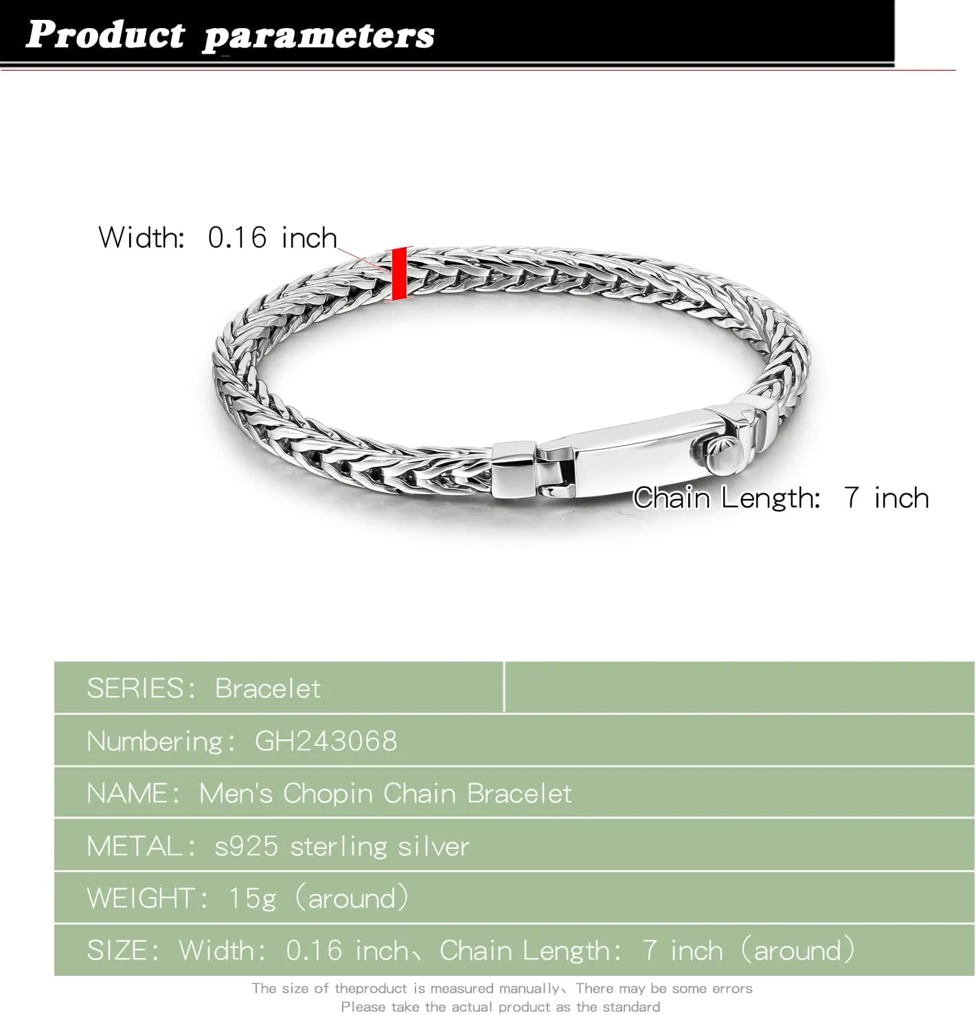 Men Sterling Silver Byzantine Bracelet 4MM 7 "7.5" 8 "8.5" 9 "Solid 925 Silver Square Chopin Chain Franco Link Bangle Woman Fashion Cuff Jewelry Gift