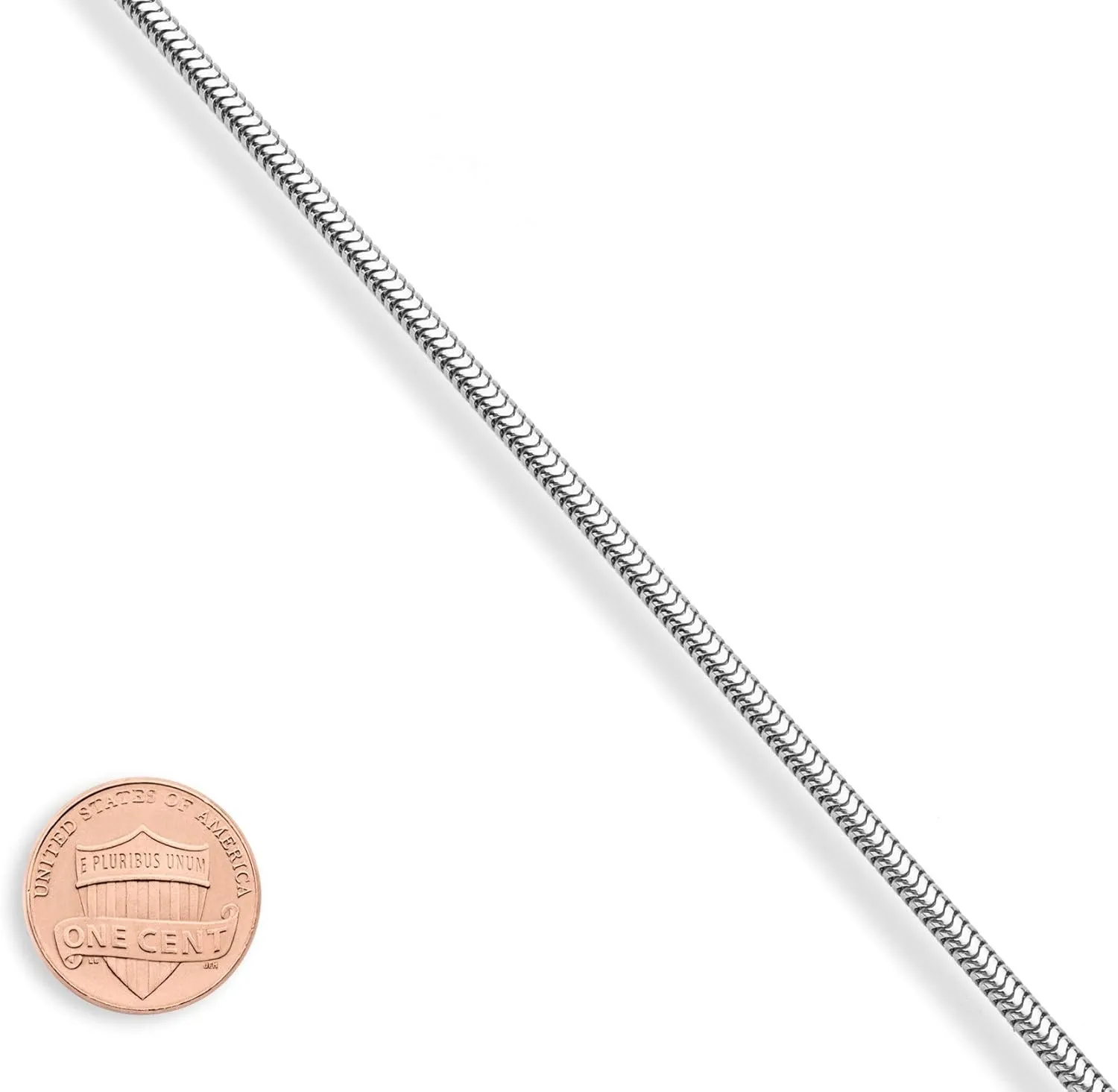 Miabella 925 Sterling Silver Italian 1.5mm, 2mm, 2.5mm Round Snake Chain Necklace for Women Made in Italy