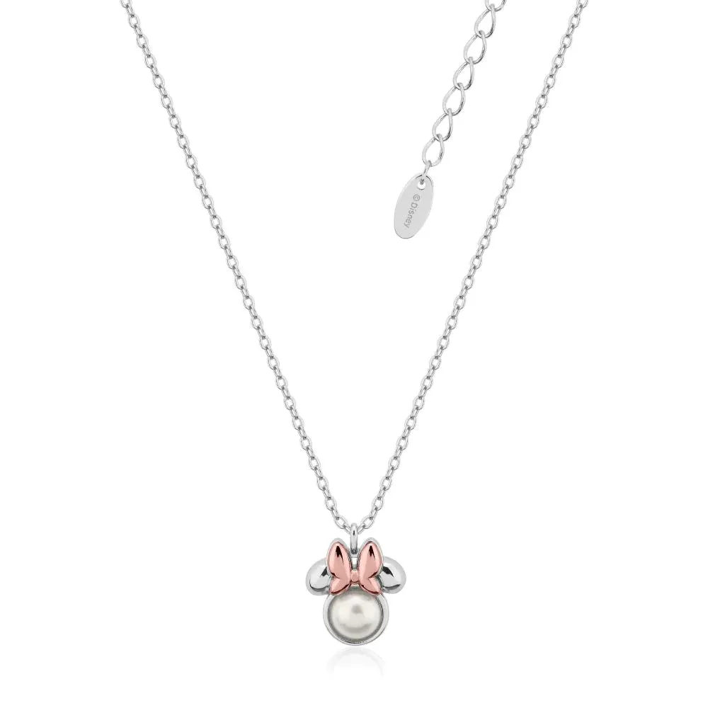 Minnie Mouse Pearl  Necklace - 3 colours available
