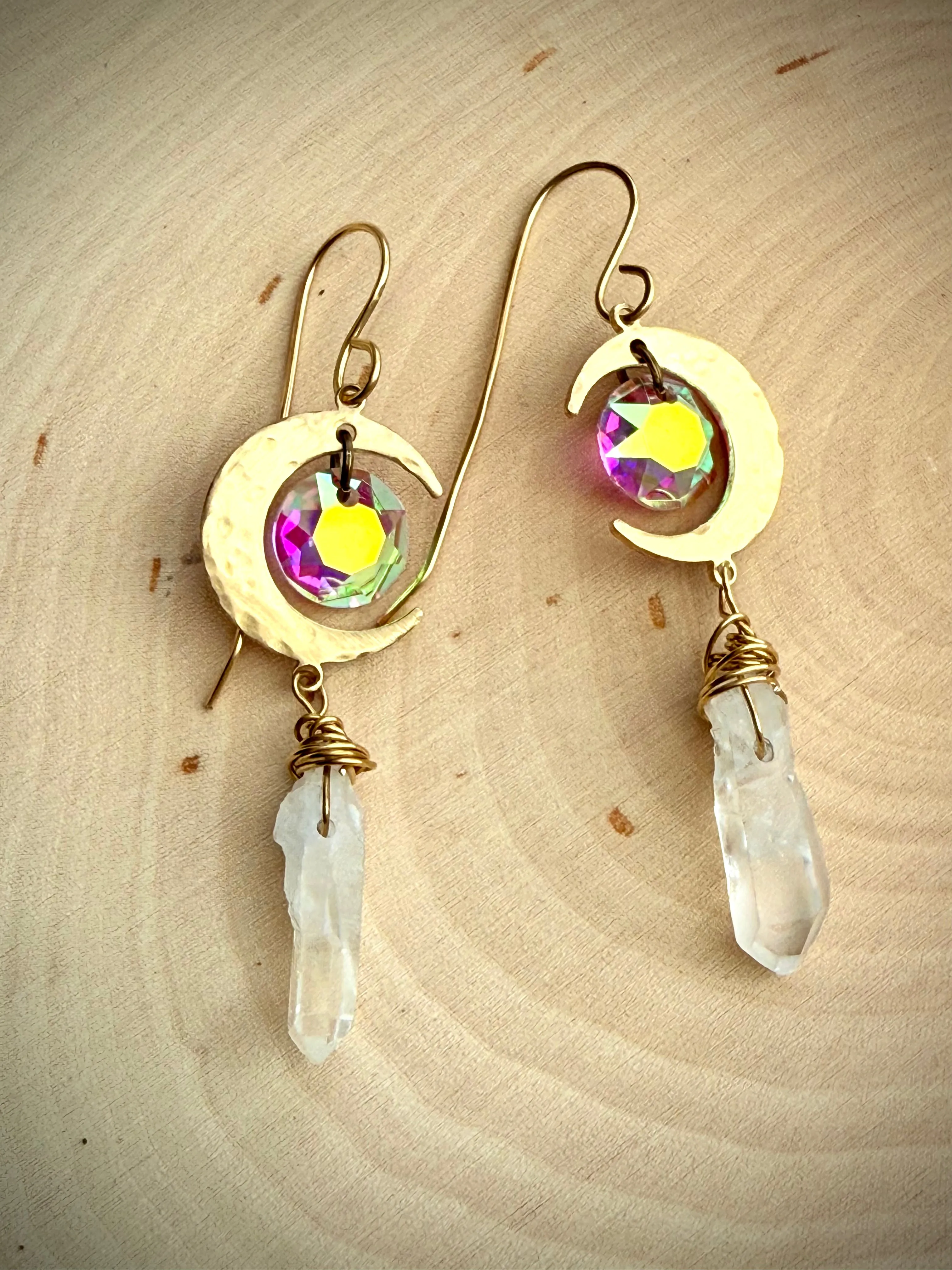 Mystic Moon Quartz Earrings