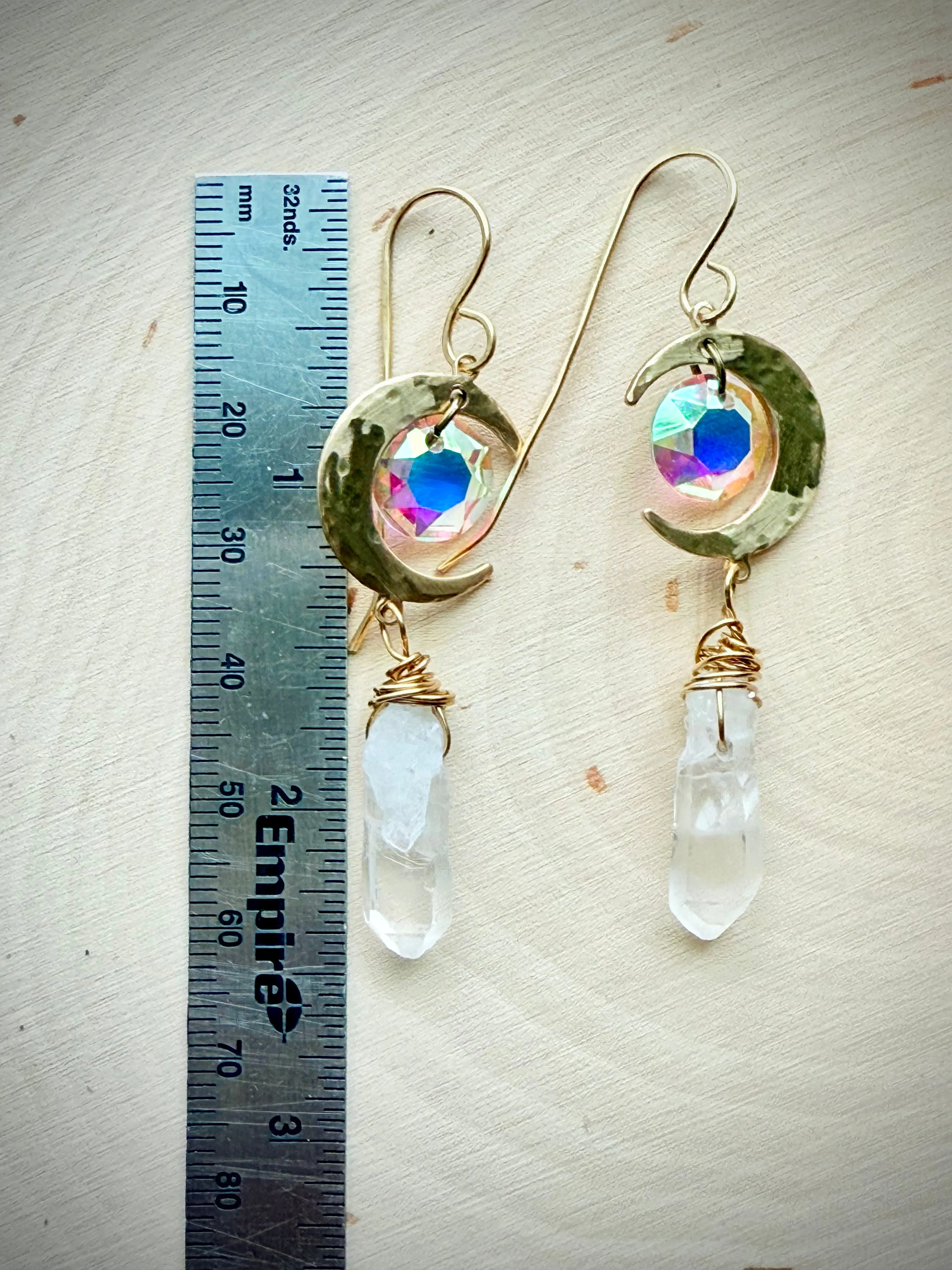 Mystic Moon Quartz Earrings