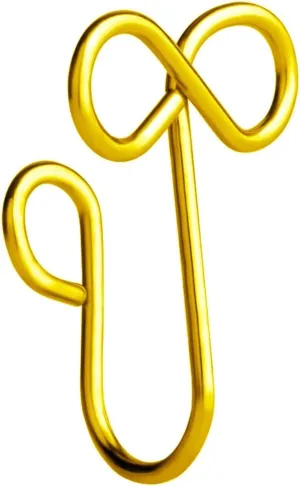 Nose Rings Surgical Steel Decorative, Septum Rings Fake Nose Ring U Shape Piercing Jewelry Lip Tongue 1Pcs Women Men