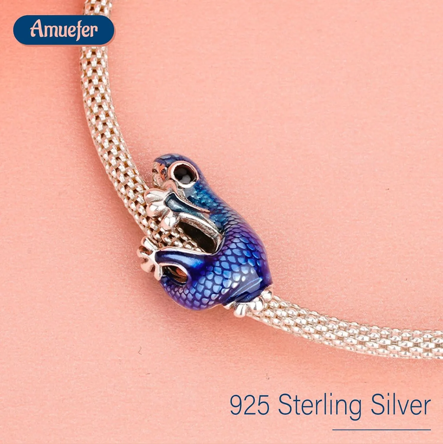 Ocean Charms for Bracelets Necklaces, Turtle, Crab, Octopus, Pearl, Scallop, Anchor, Fish, Charm 925 Silver Dangle Pendant Jewelry for Women