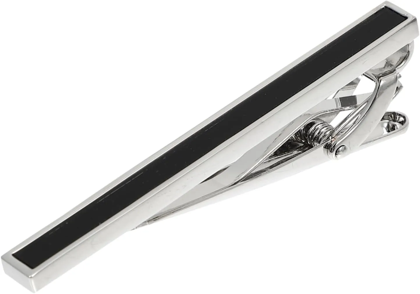 PartyKindom 1pc Tie Clips Men Fashion Tie Clip Tie Clasp Male Tie Clip Business Tie Bar Necktie Clip Cravat Practical Tie Clip for Business Tie Clamp Delicate Business Clip Copper Black