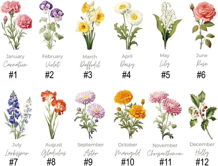 Personalized Birth flower Trinket Dish Name, Custom Ring Dish for Girl Women, Jewelry Dishs - Bridal Shower Gift - Mother's Day Gifts - Bride Gift - Bridesmaid GifT - Daughter Birthday Gifts/4