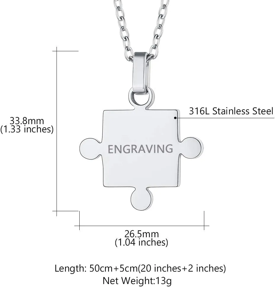 Personalized Gold BFF Necklace for 3 Pcs Split Heart Matching Friendship Couple Necklaces 14k Gold Plated 925 Sterling Silver Pendant Custom Gifts for Best Friend Women