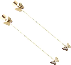 POPETPOP 1 Pair Earphone Holder Earrings Lost Butterfly Ear Cuff Stylish Accessory for School Office Gym Running and More Unique Women