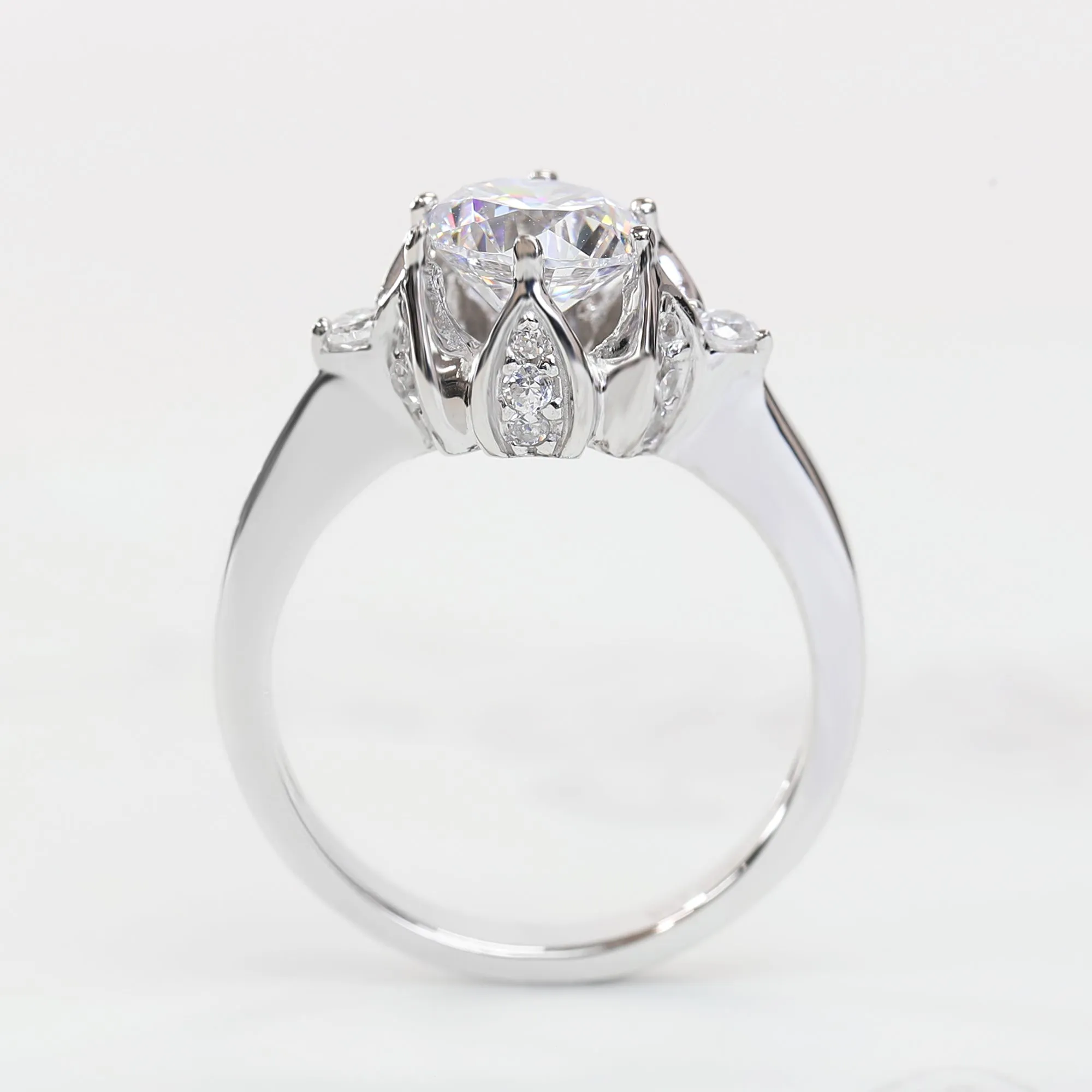 Regal Blossom Ring, 1.5 CT