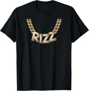 Rich Boy Necklace Kid Rizz Gold Chain T-Shirt
