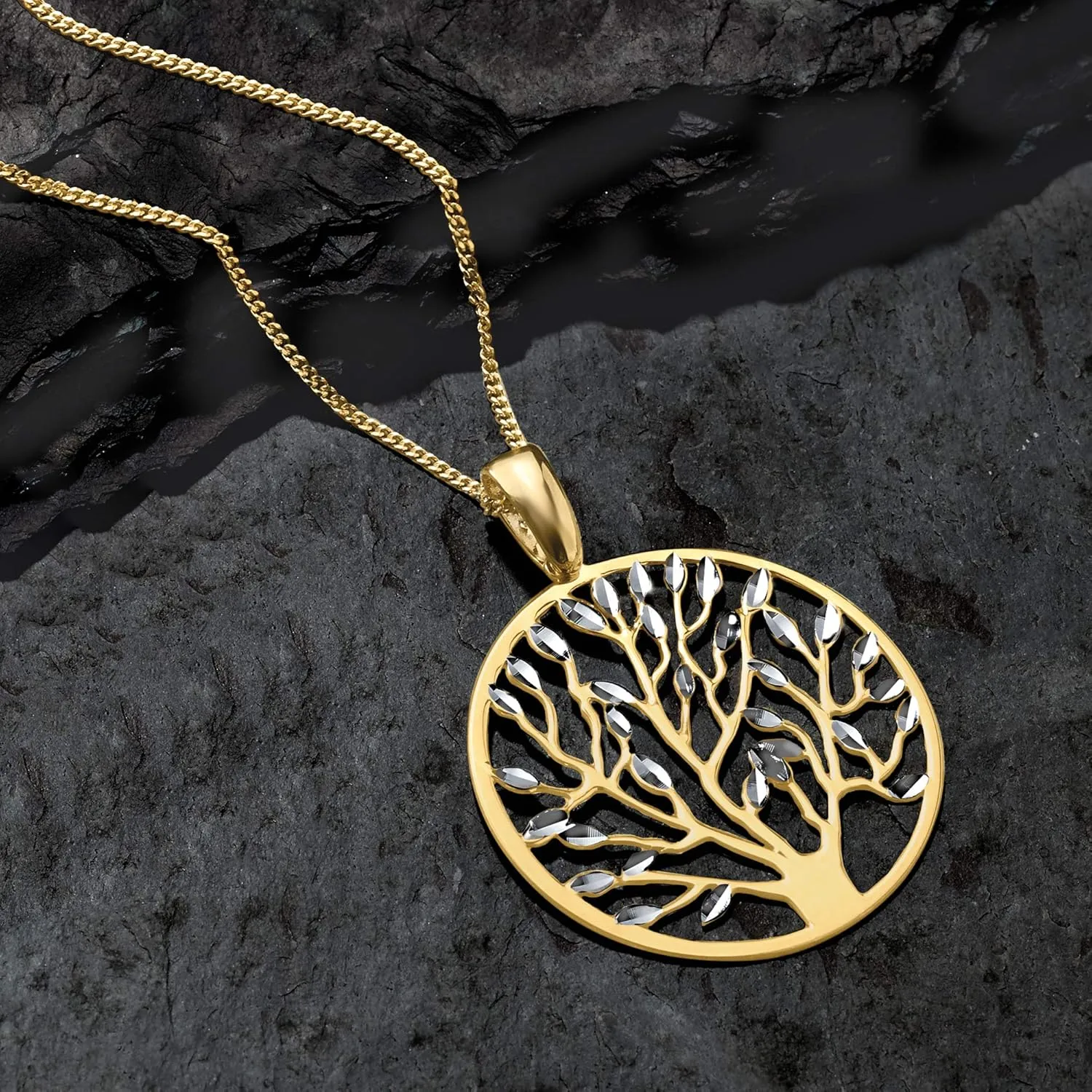 Ross-Simons Italian Cut-Out Tree of Life Pendant Necklace